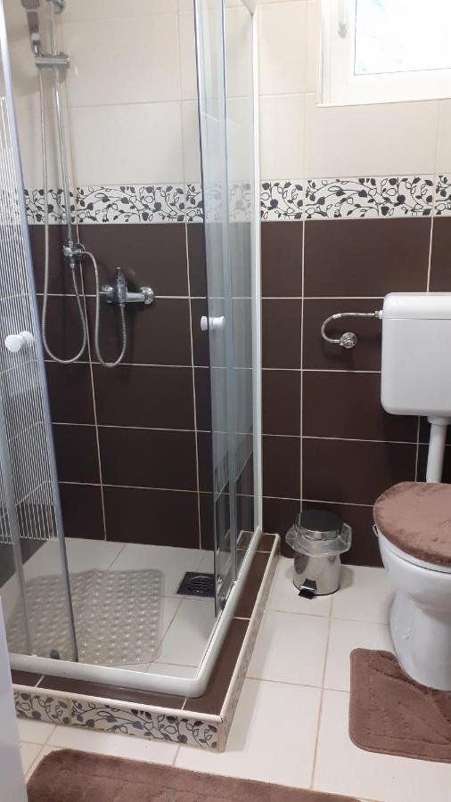 Borostyán Vendégház Tiszaug Esterno foto